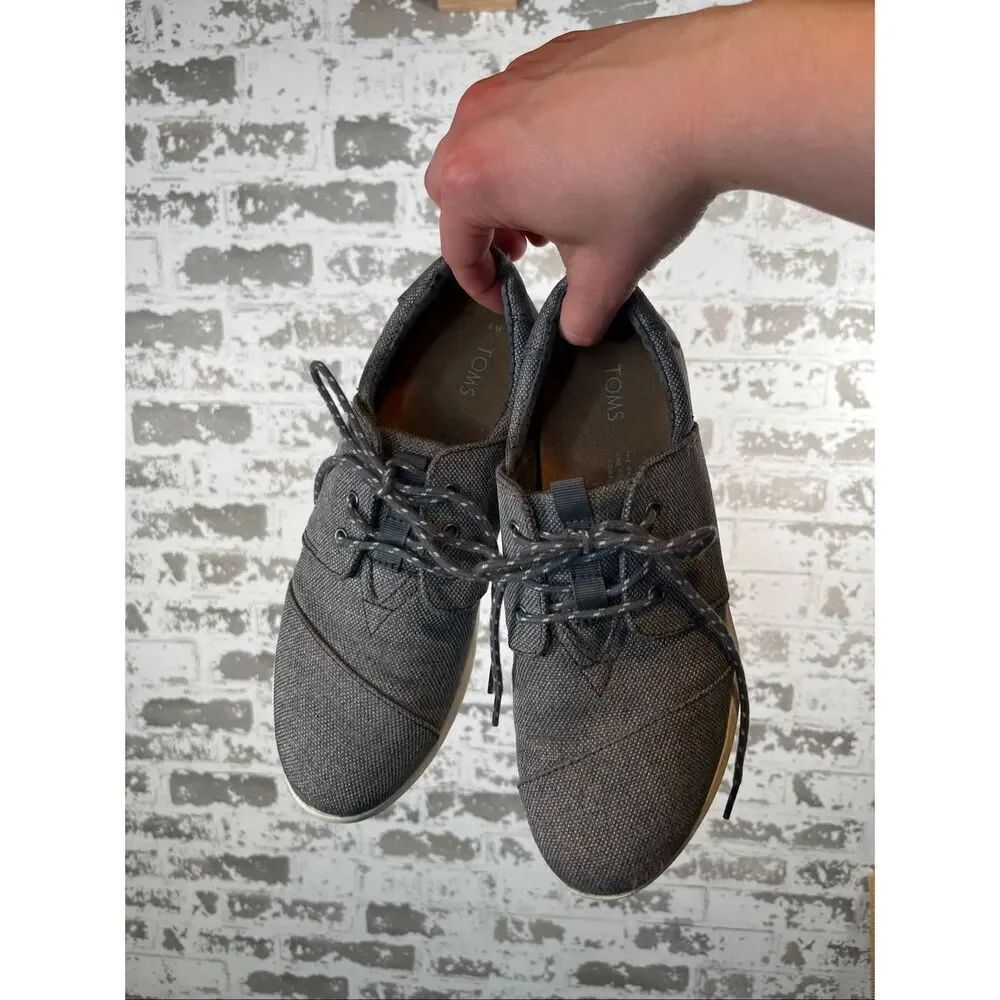 Toms | women denim lace up sneaker flats